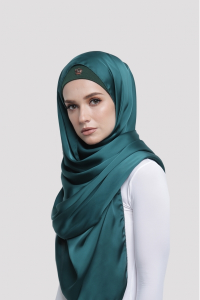 SATIN SILK SHAWL - EDEN SATIN SILK SHAWL - EDEN